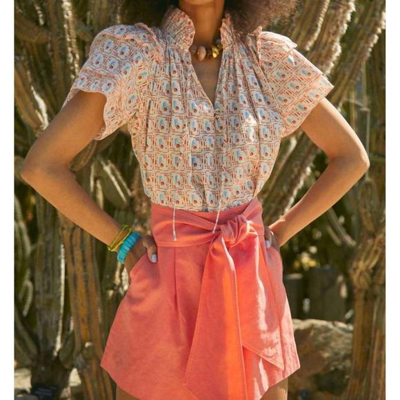 NEW HUNTER BELL millie top in tulip - Picture 2 of 3